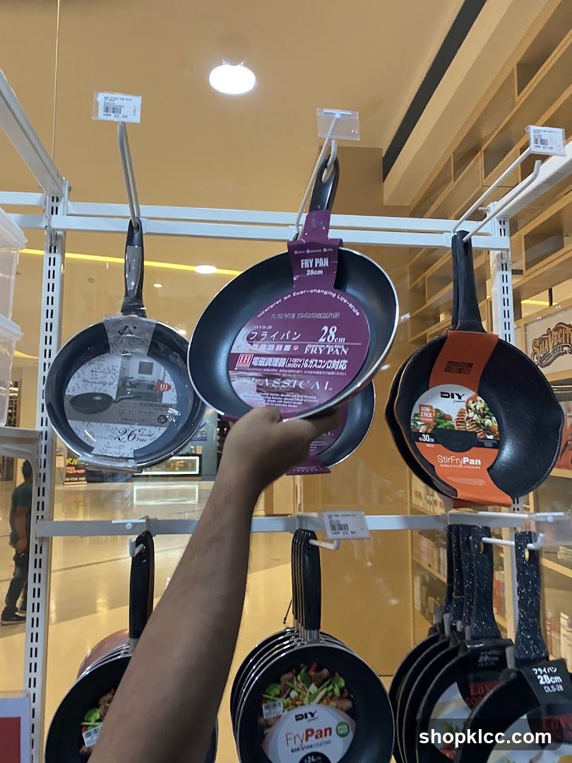 Frying Pan Display in Store