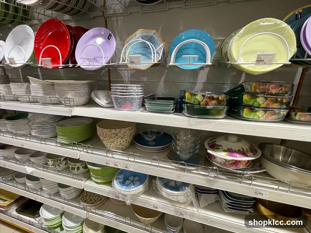 Dishware Display Shelf