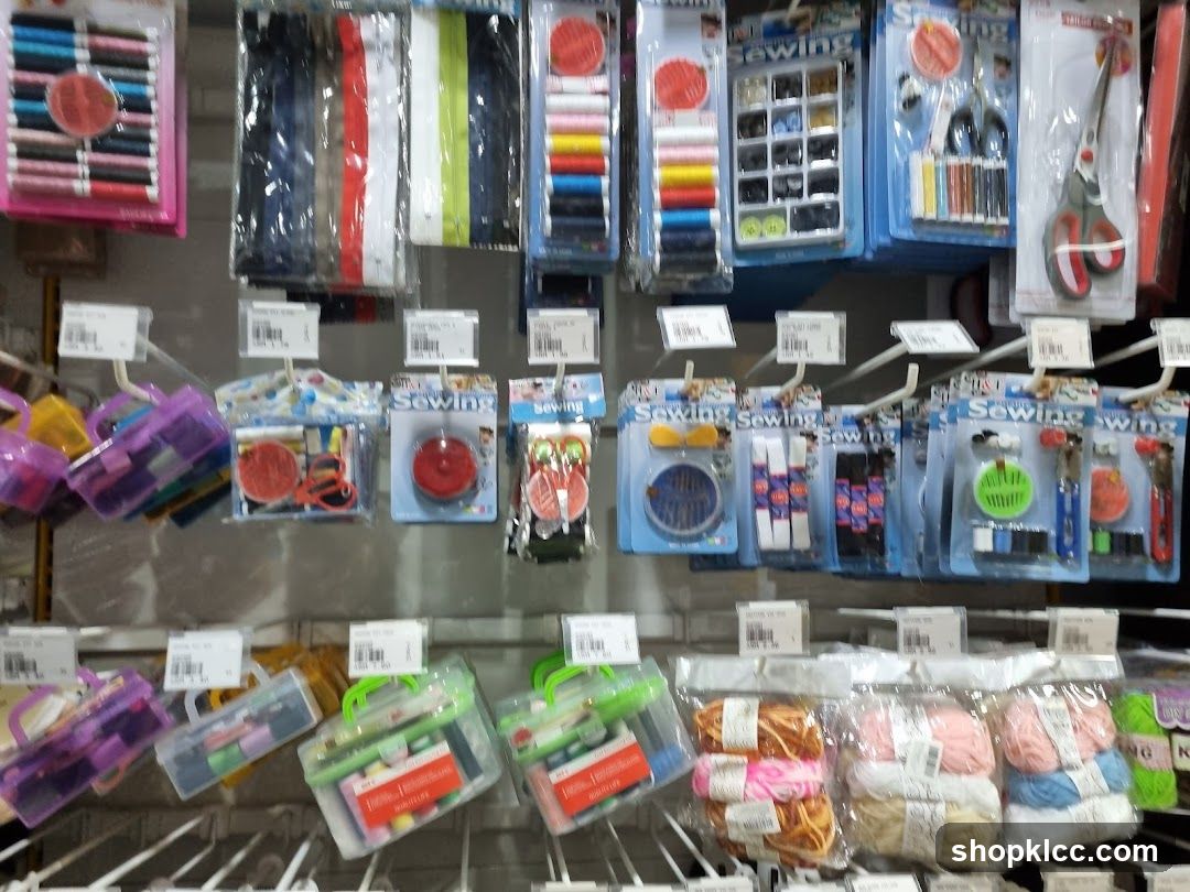 Sewing Supplies Display