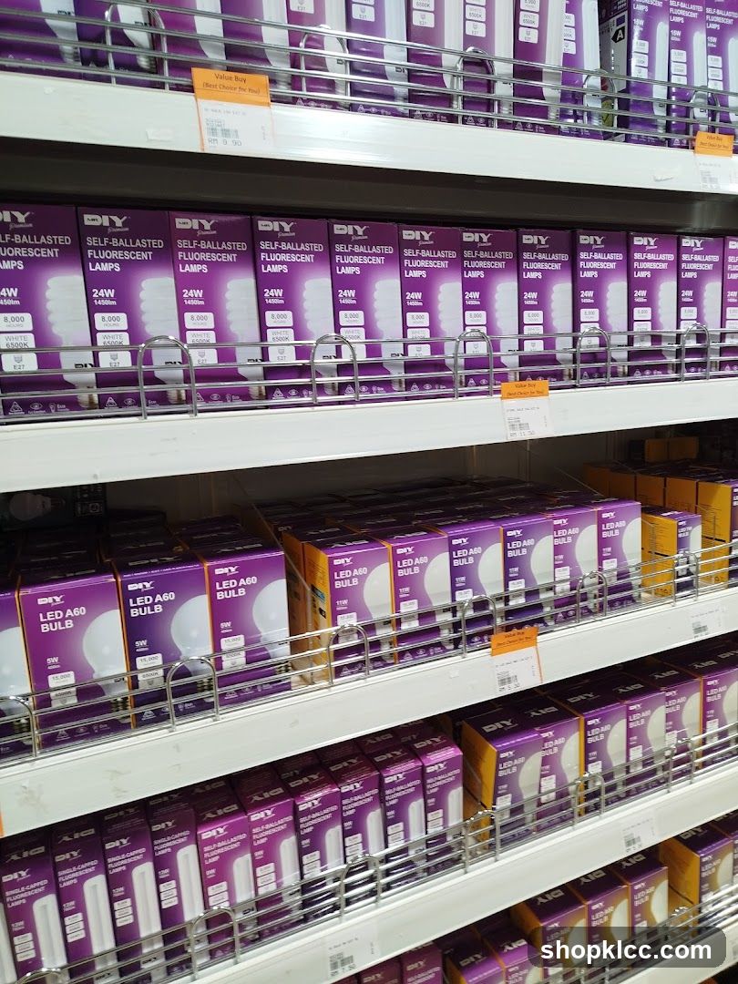 DIY Light Bulb Aisle