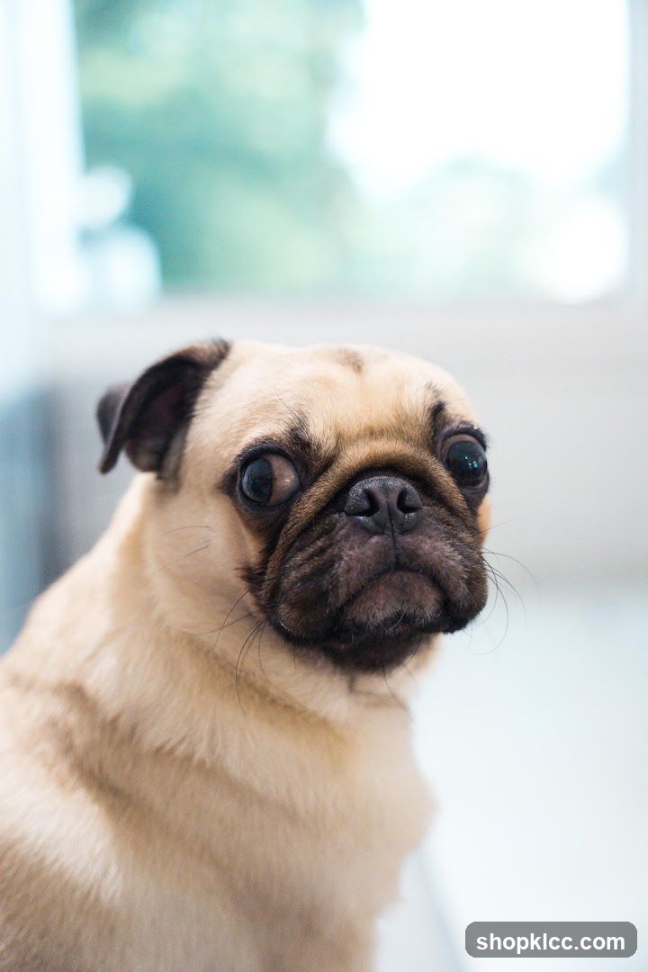 Pug Dog Portrait