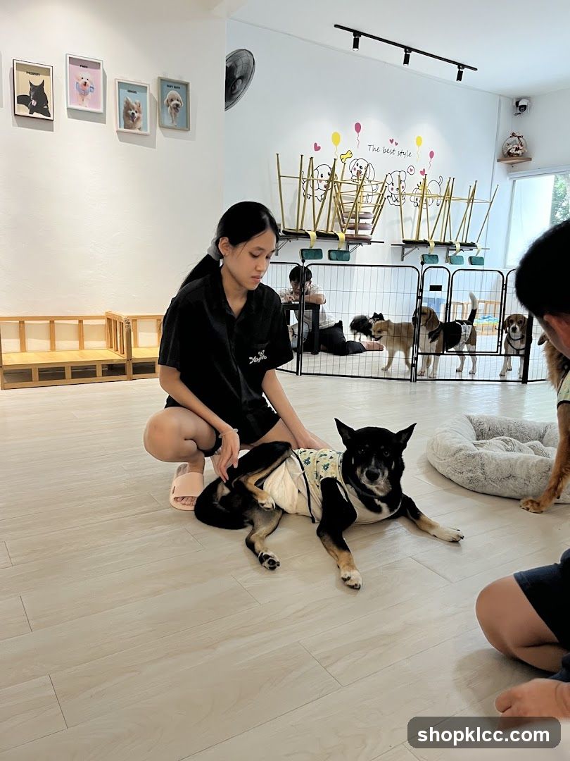 Dog Care Interior Scene