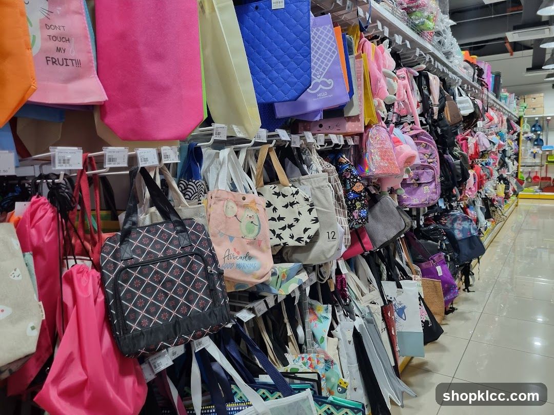 BAG DISPLAY IN STORE