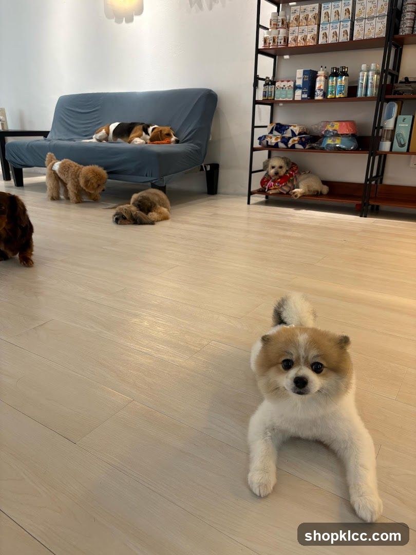 Dog Grooming Salon Interior