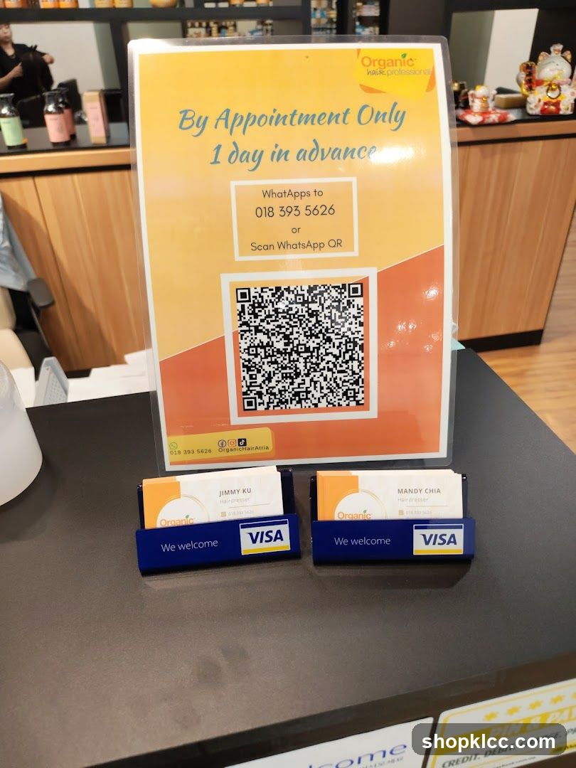 Appointment Sign and Business Cards