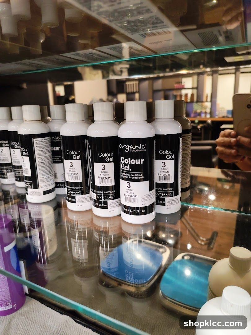 Organic Colour Gel Display