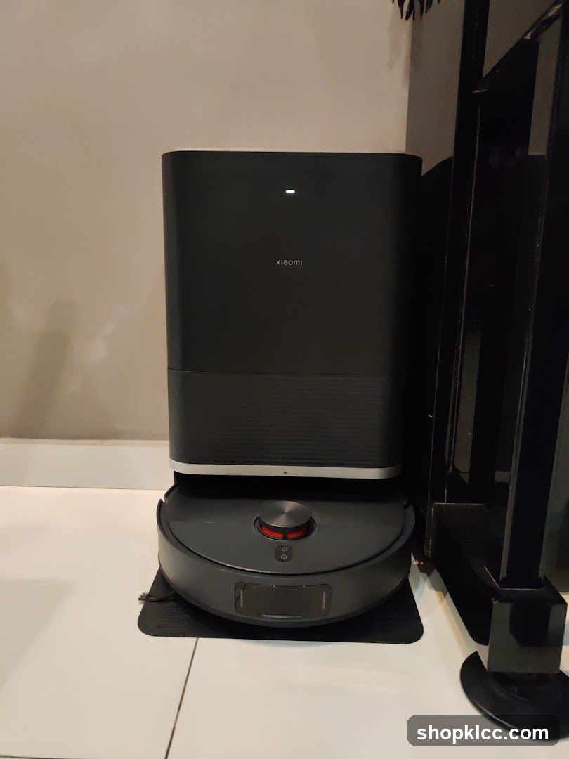 Xiaomi Robot Vacuum on Charging Dock