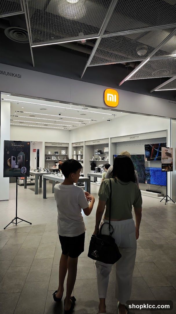 Mall Interior with Xiaomi Store Entrance