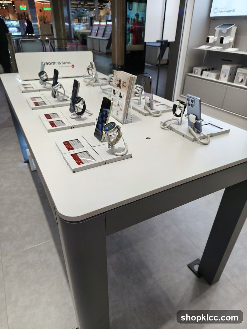Xiaomi Product Display Table