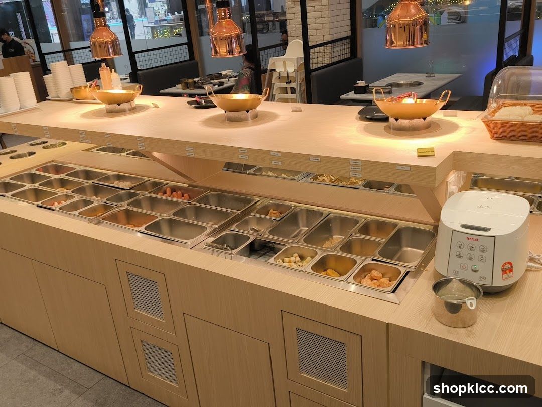 Hot Pot Buffet Station