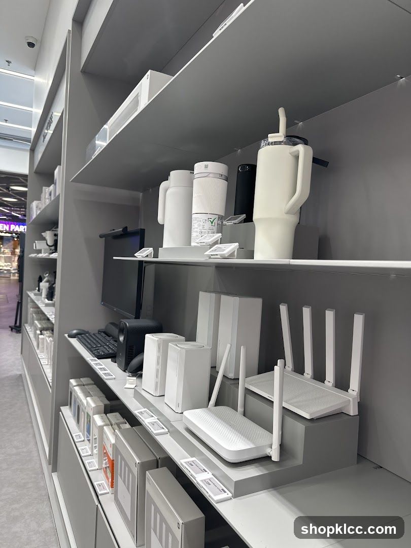 Electronics Display Shelf