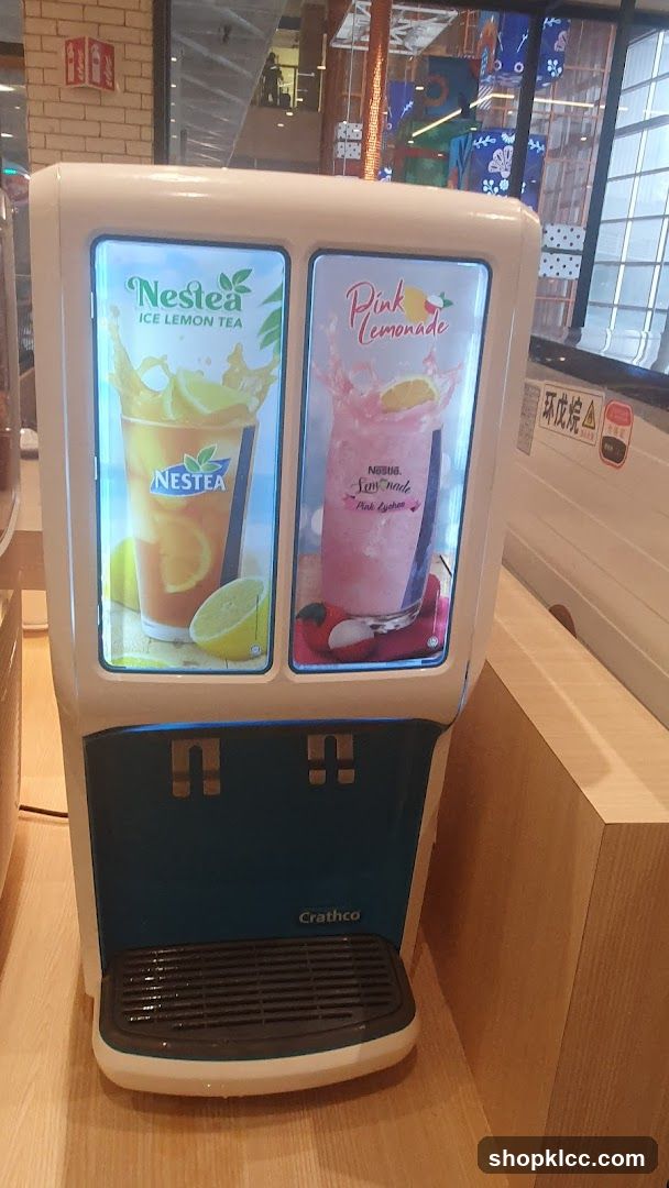 Nestea and Pink Lemonade Dispenser