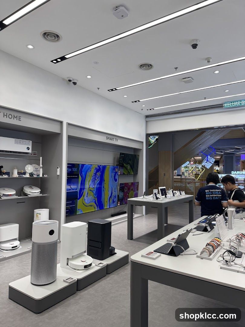 Electronics Store Interior