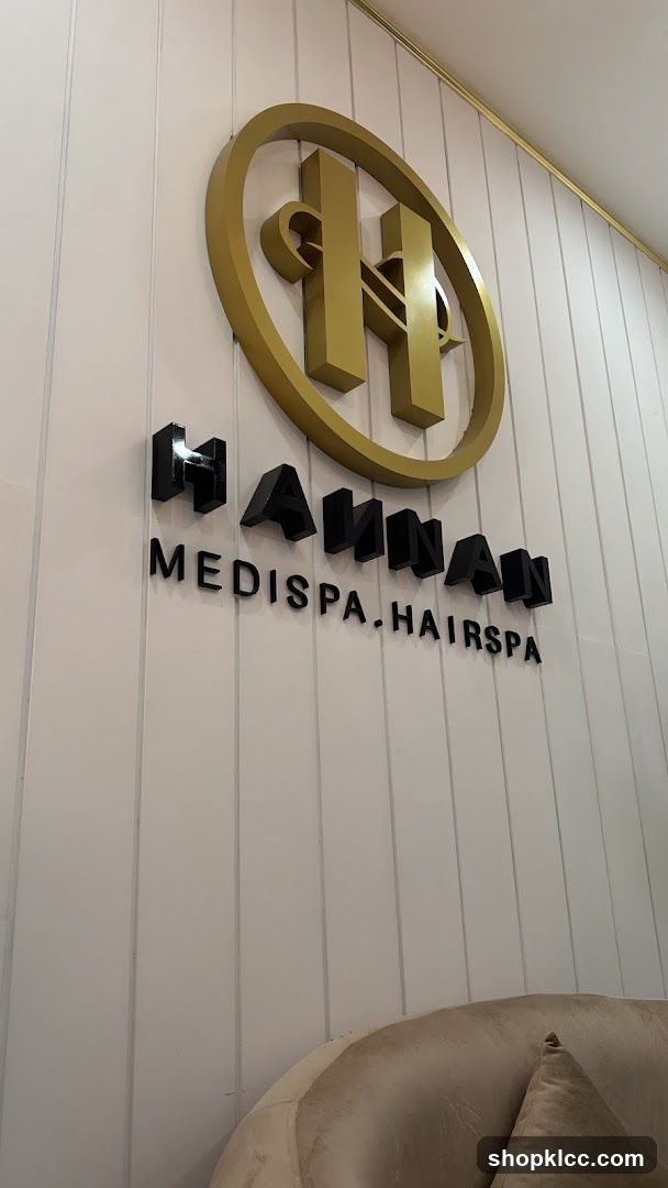 Hannan Medispa Hair Spa Interior Signage