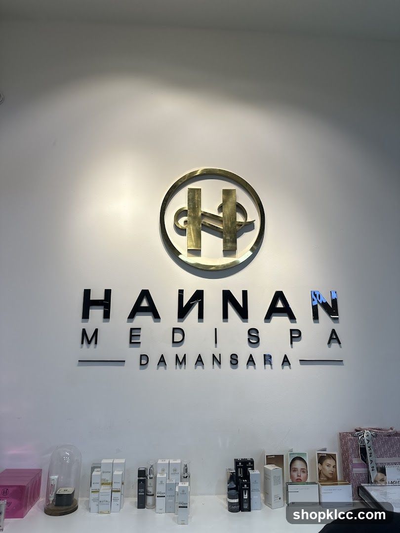 Hannan Medispa Damansara Interior Display
