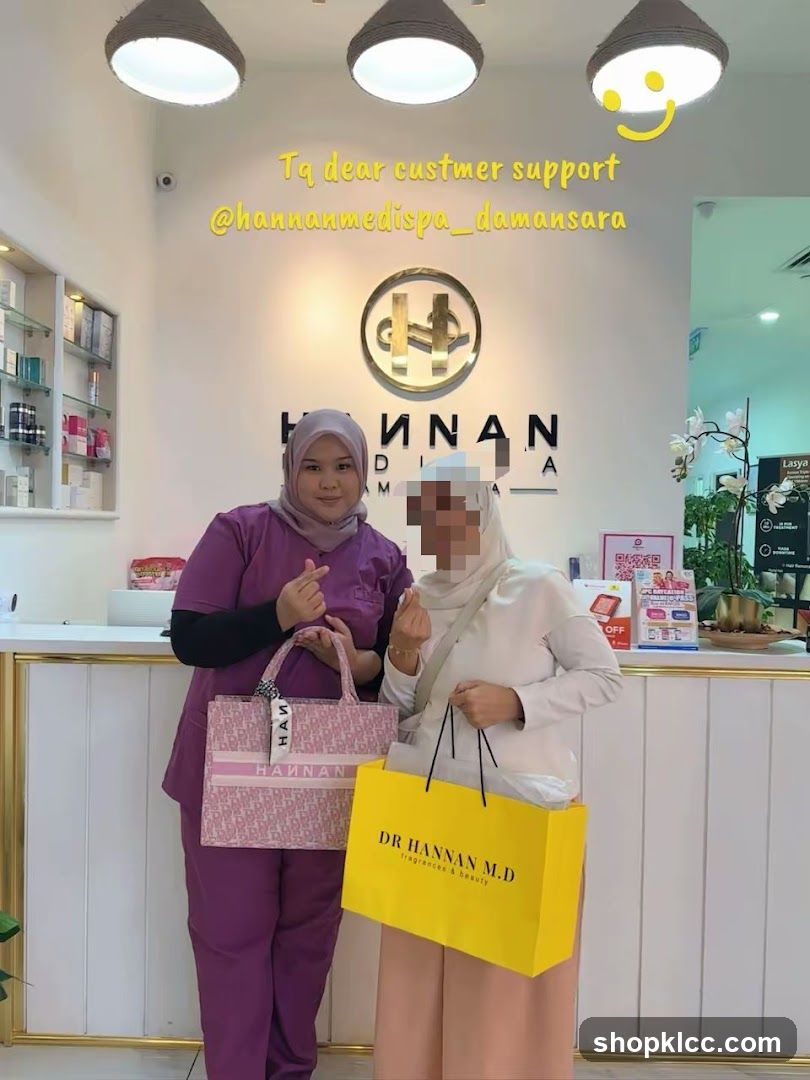 Hannan Clinic Interior with Staff and Customer