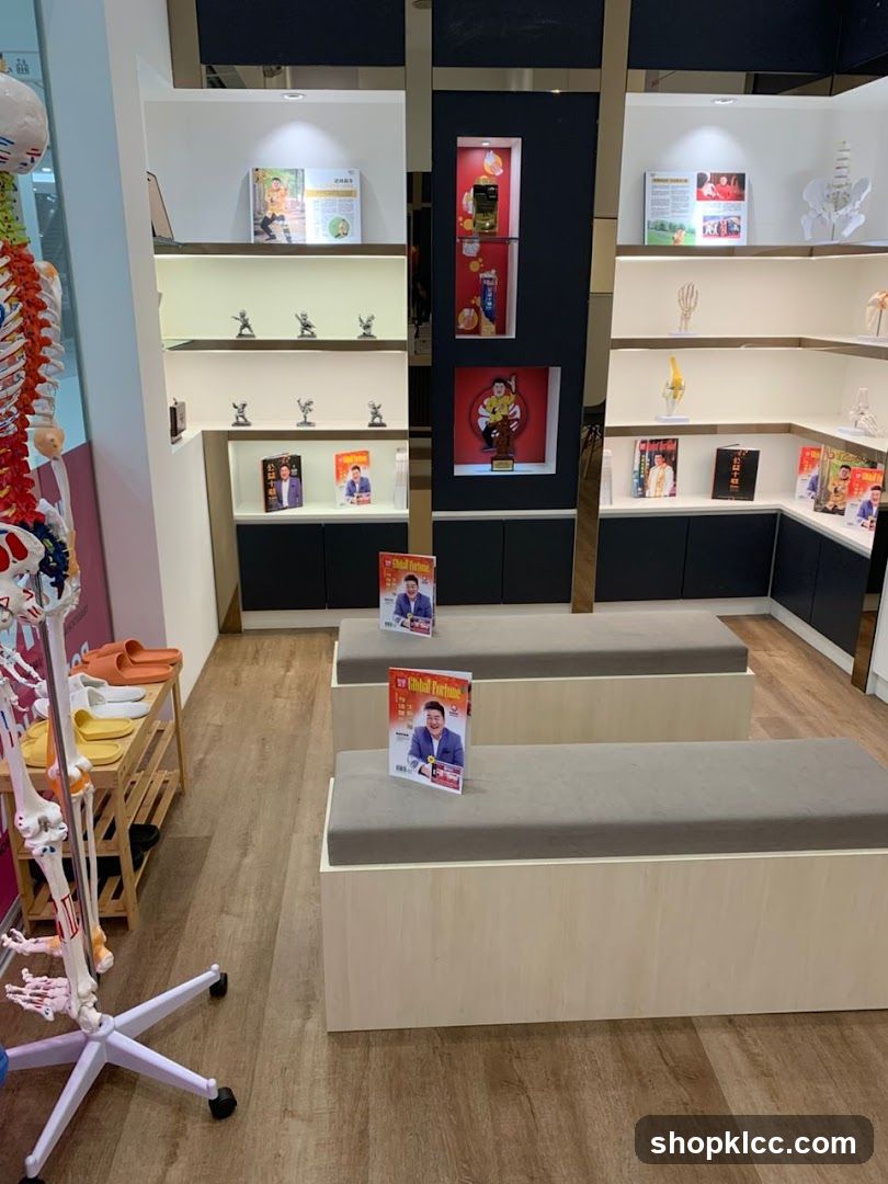 Medical Store Interior Display