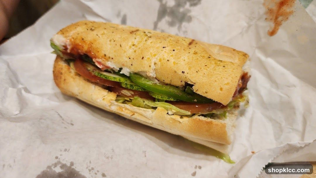 Sub Sandwich on Wrapping Paper