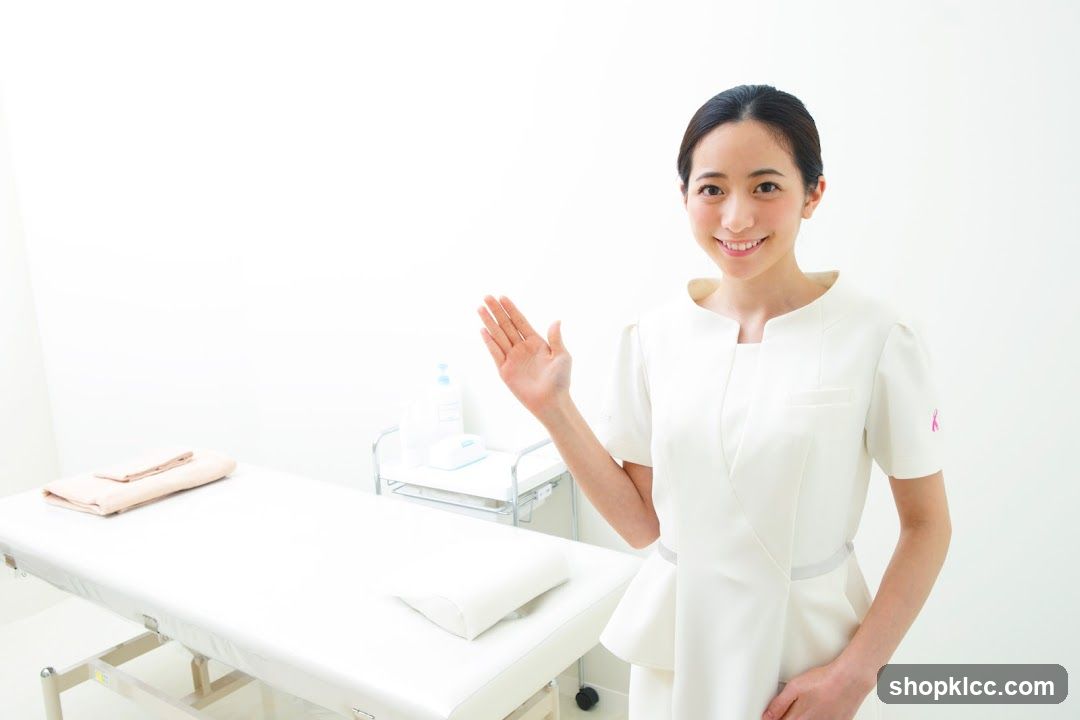 Spa or Clinic Interior with Staff Member