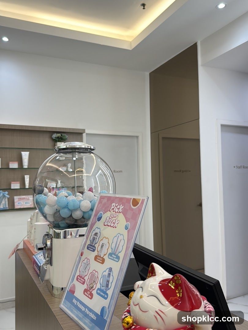 Gumball Machine and Lucky Cat Display