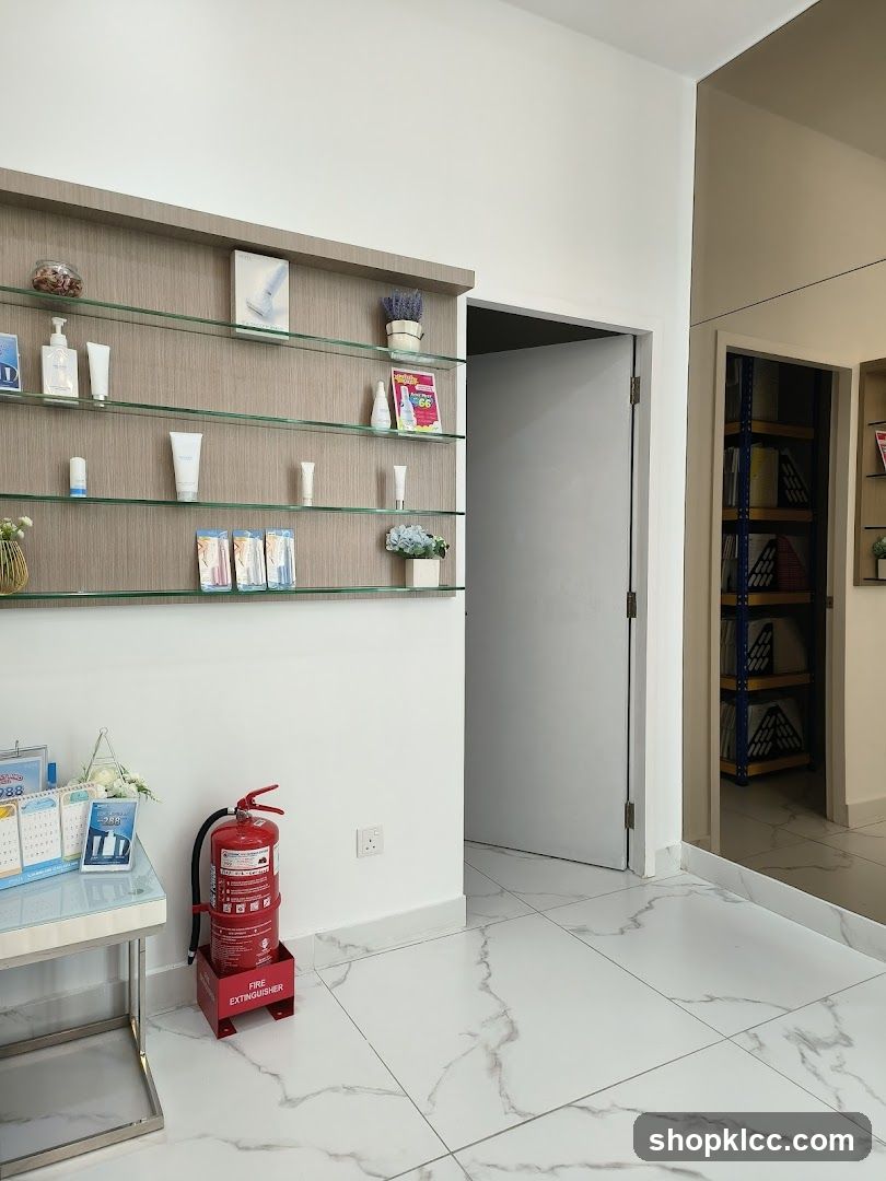 Interior of a store or clinic