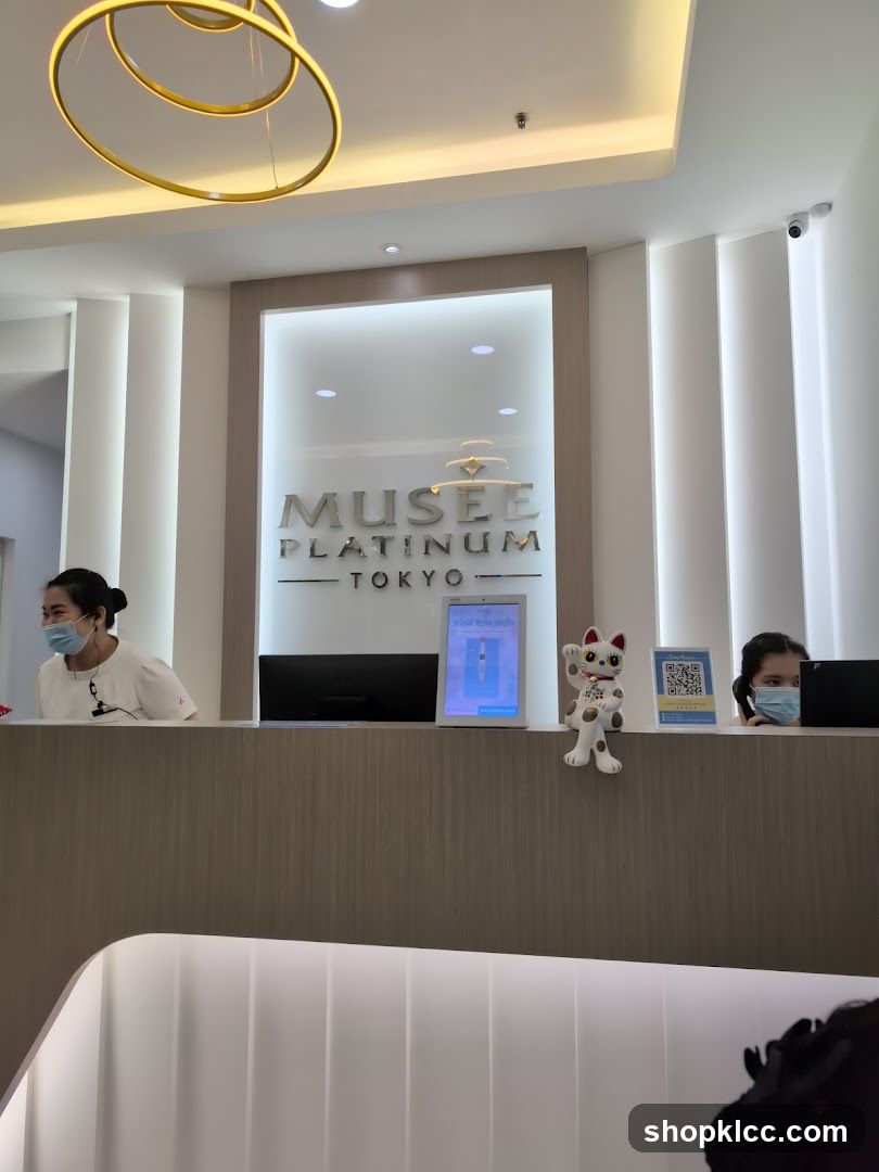 Musee Platinum Tokyo Reception Area