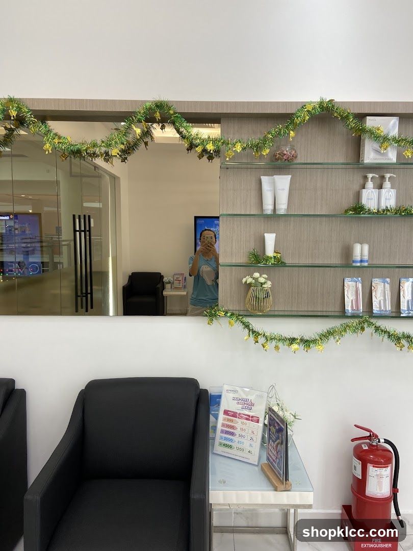 Interior of a beauty or wellness center