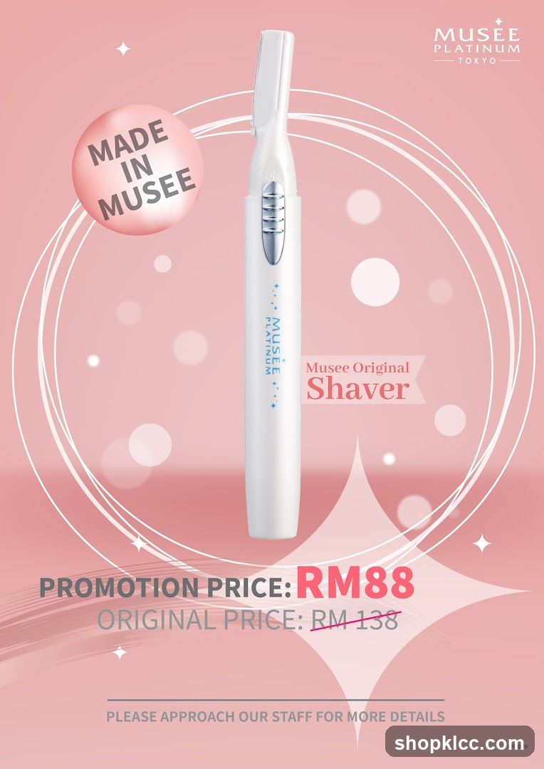 Musée Platinum Shaver Advertisement