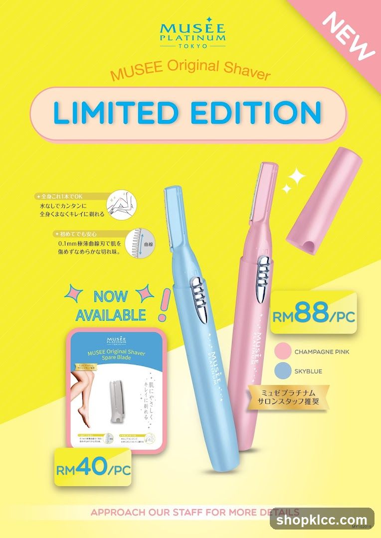 MUSEE Original Shaver Limited Edition Ad