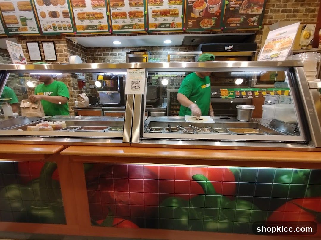 Subway Sandwich Counter Interior