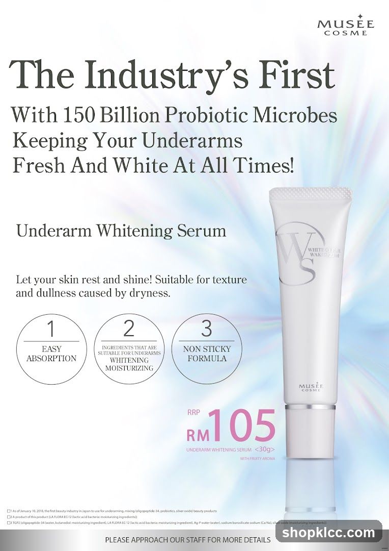 Musée Cosme Underarm Whitening Serum Ad
