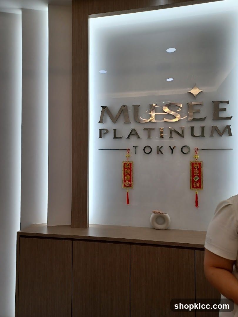 Musee Platinum Tokyo Interior Signage