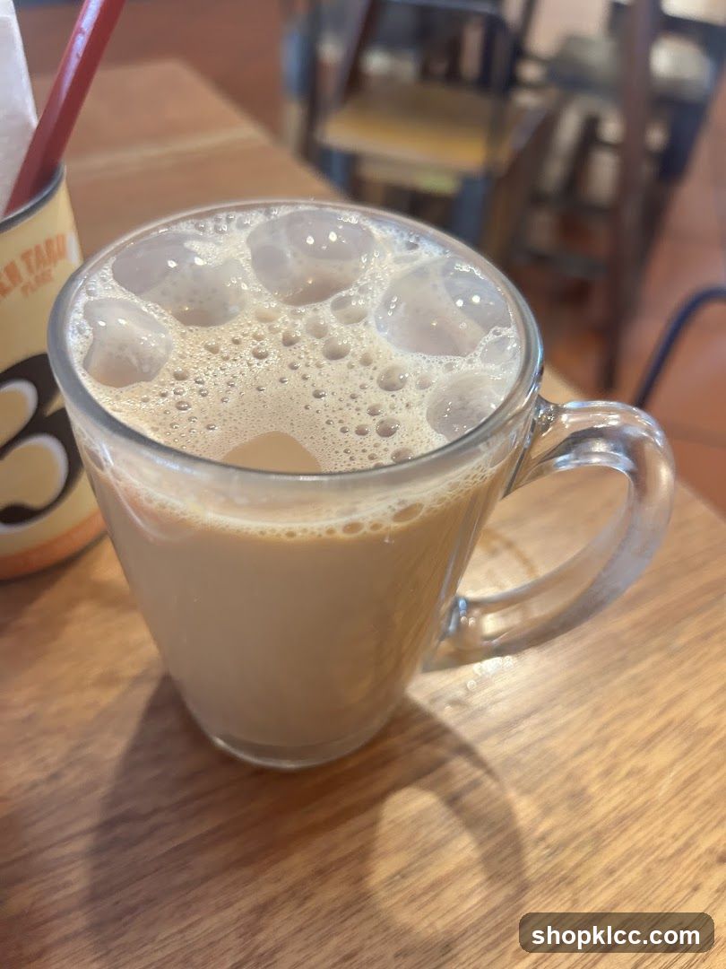 Iced Coffee in Glass Mug