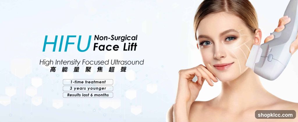HIFU Non-Surgical Face Lift Advertisement