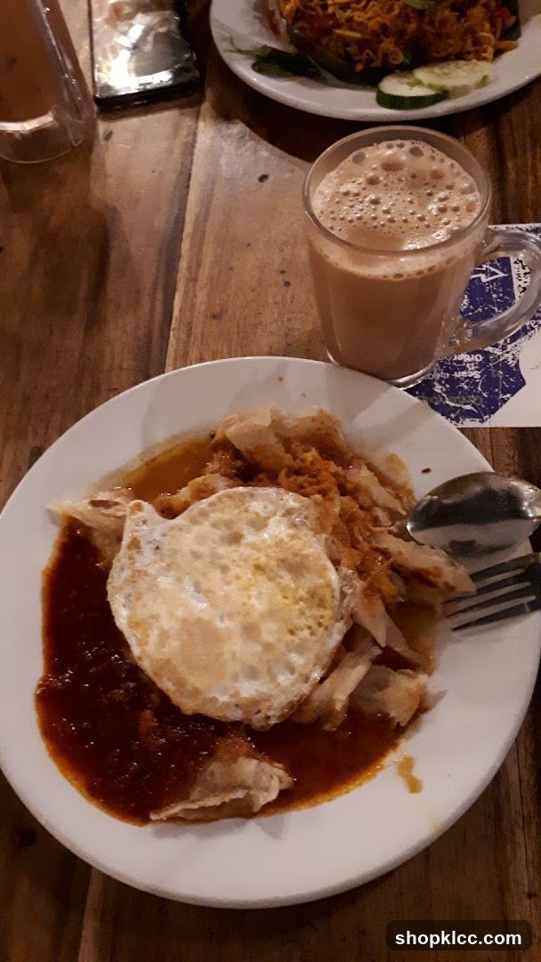 Breakfast Meal with Egg and Coffee