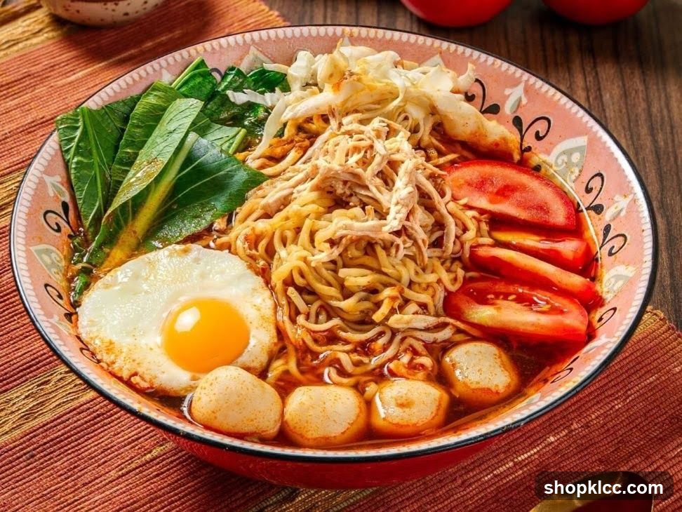 Ramen Bowl with Egg and Tofu Balls