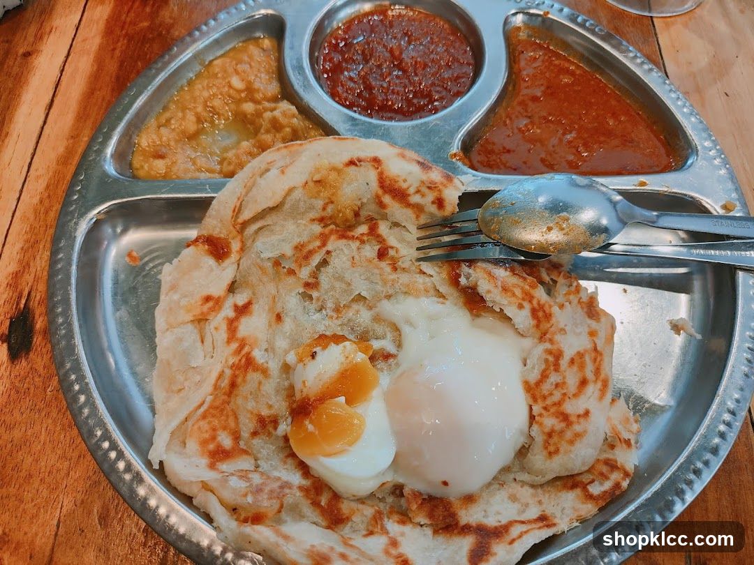Nasi Lemak Plate with Egg and Sauces