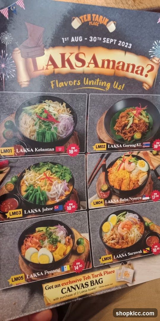 Laksa Menu Flyer