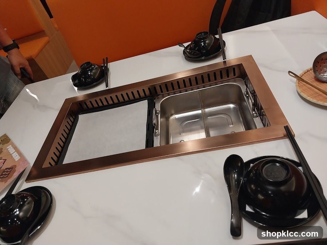 Hot Pot Dining Table Setup