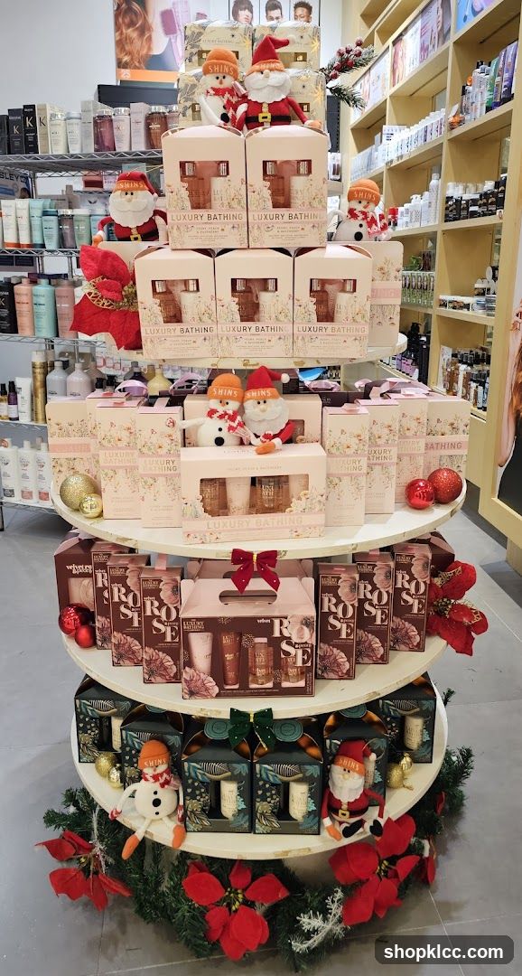 Christmas Bathing Gift Display
