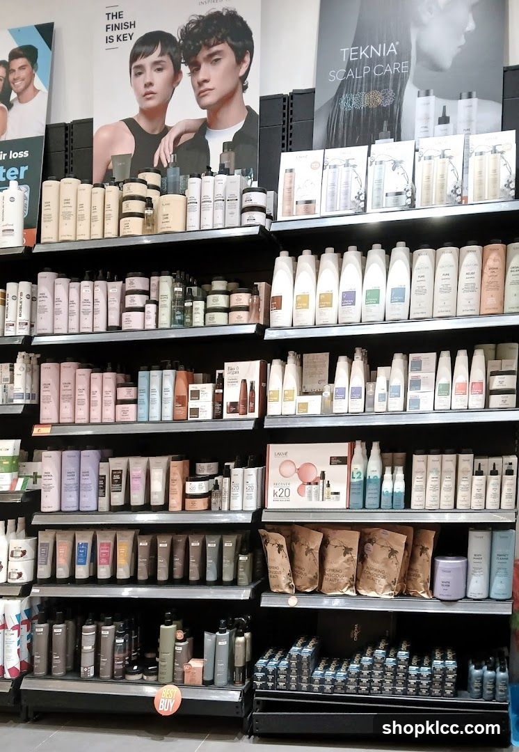 Hair Care Products Display