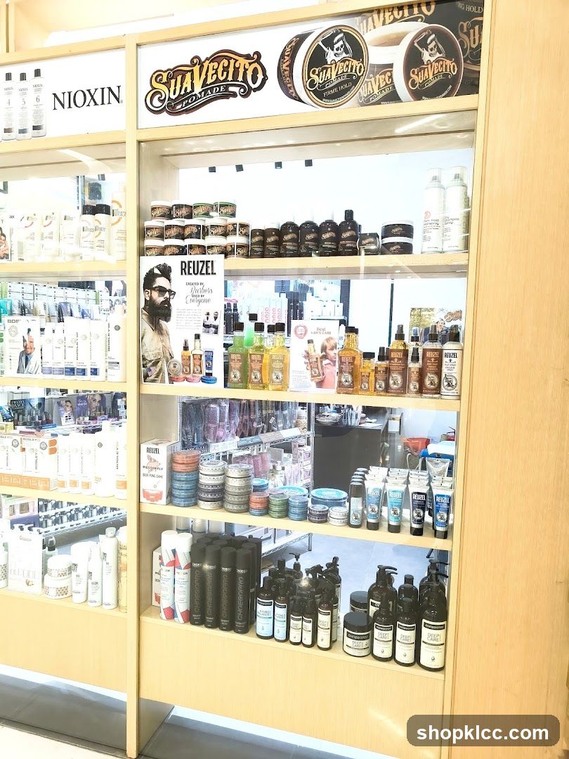 Hair Care Product Display