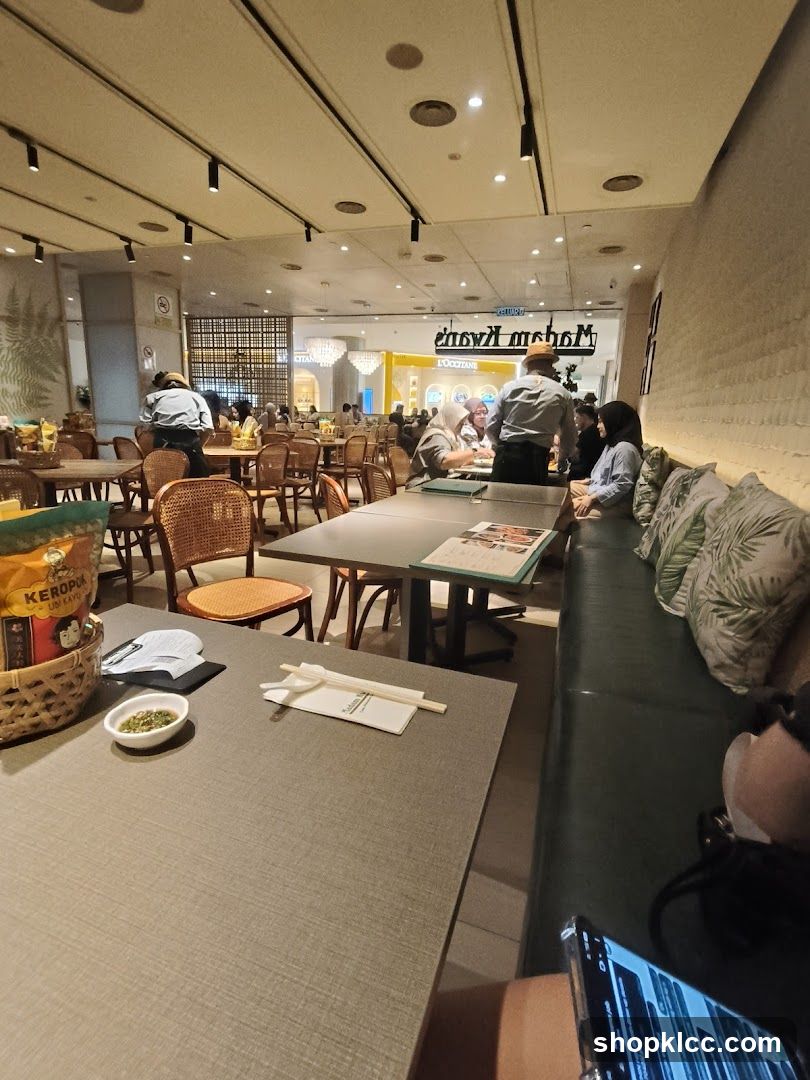 Restaurant Interior with Seating Area