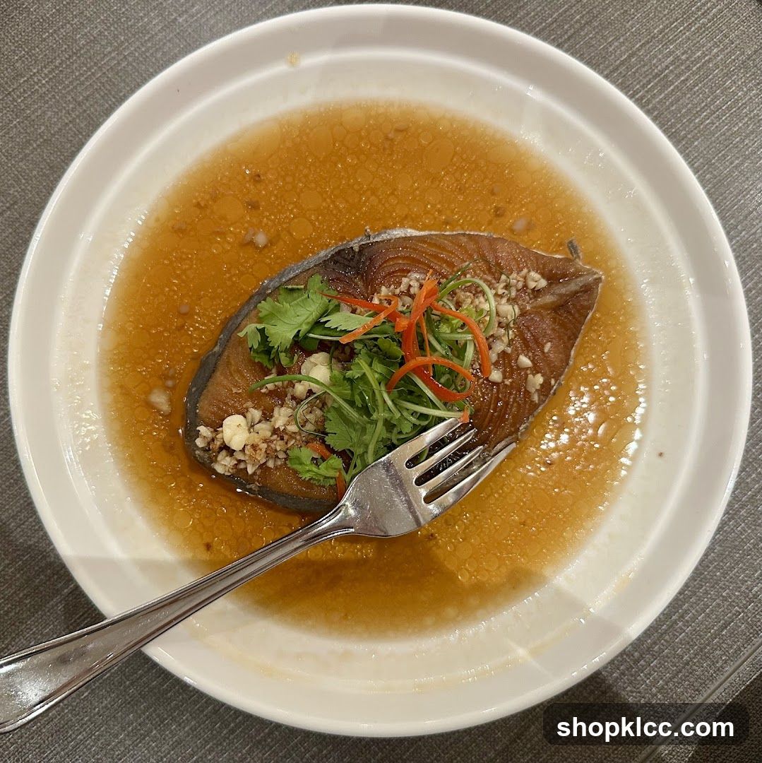 Steamed Fish with Ginger and Scallion Sauce