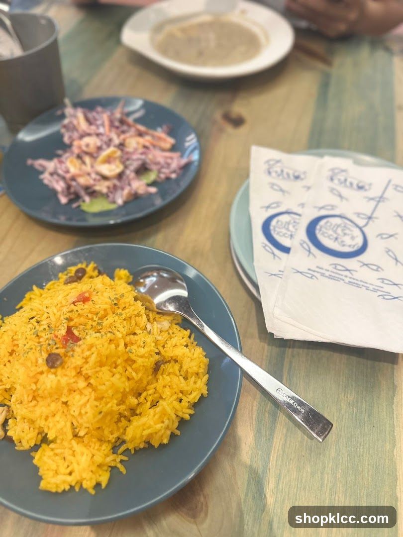 Meal at a casual dining spot