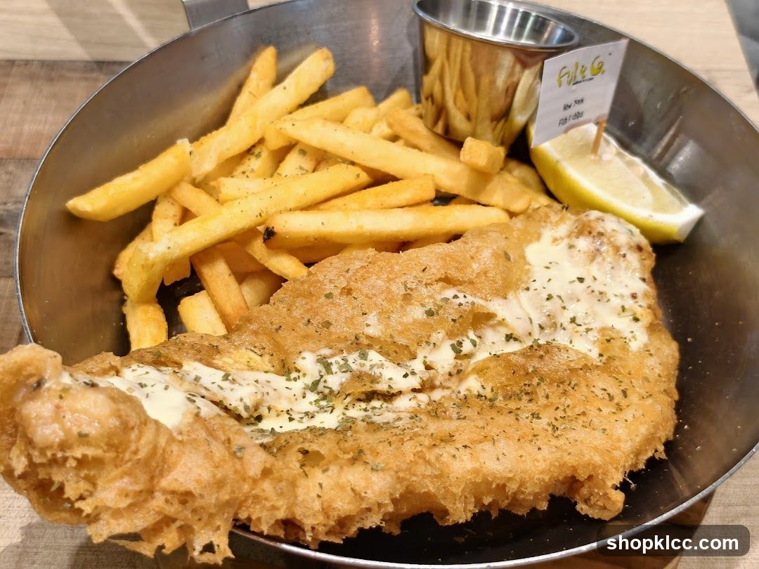 Fish and Chips with Fries