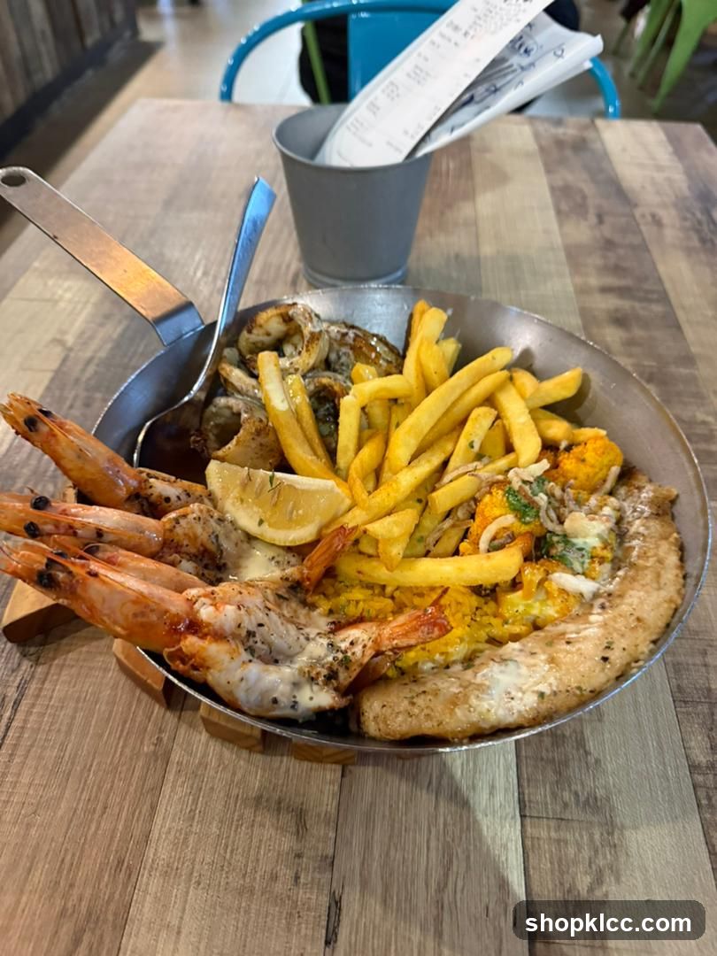 Seafood Platter with Fries
