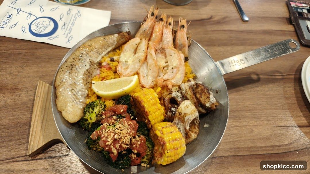 Seafood Frying Pan Meal
