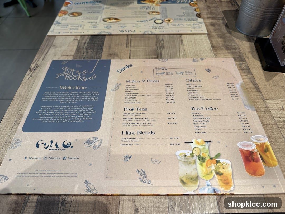 FISH & CO. Menu