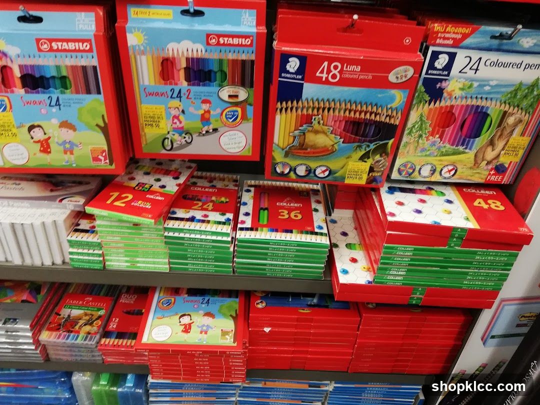Stationery Store Shelf Display